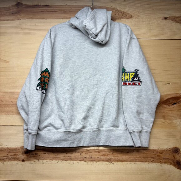 Chinatown Market Hoodie Medium Gray Heavyweight Pullover Outdoor Gear Exchange - Picture 10 of 12